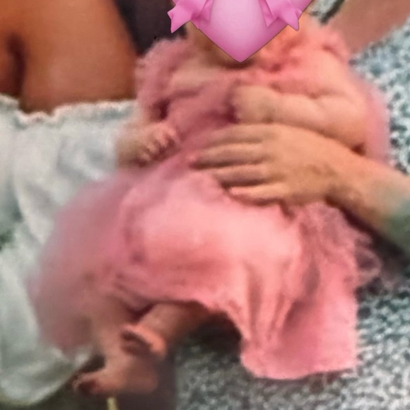 Pink Tulle Baby Dress - Picture 4 of 4